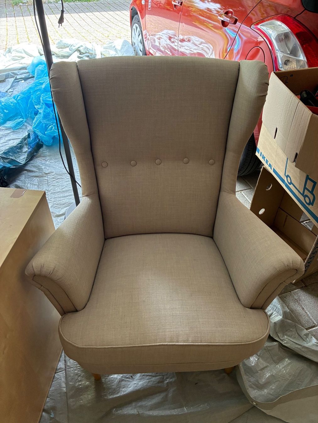 Ikea Poltrone: IKEA STRANDMON Ohrensessel – Usato da Sarnen venduto da ilo_xc6f