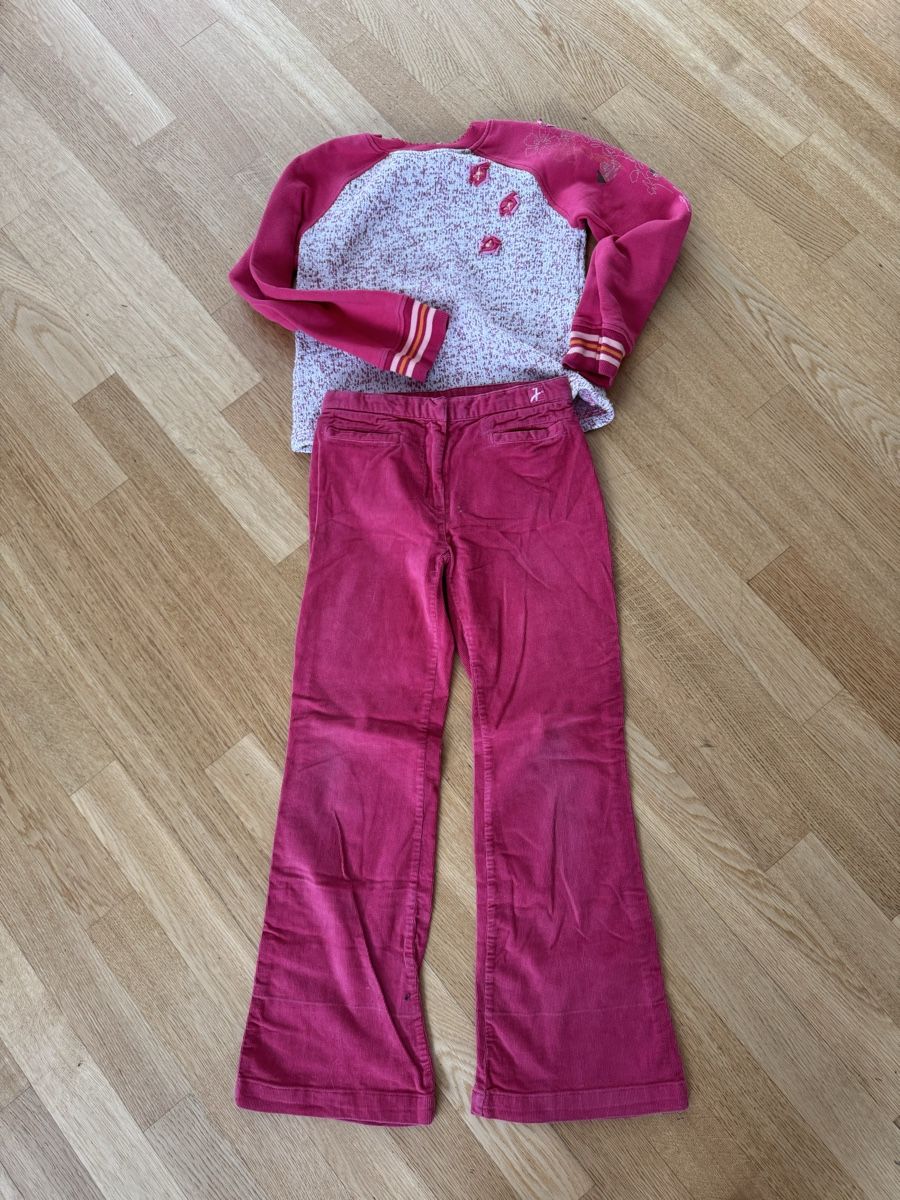 Lotti & Set di vestiti: Jacadi Designer Mädchen Set, Gr. 140 Hose & Pulli – Usato da Staufen venduto da MARINTSUM