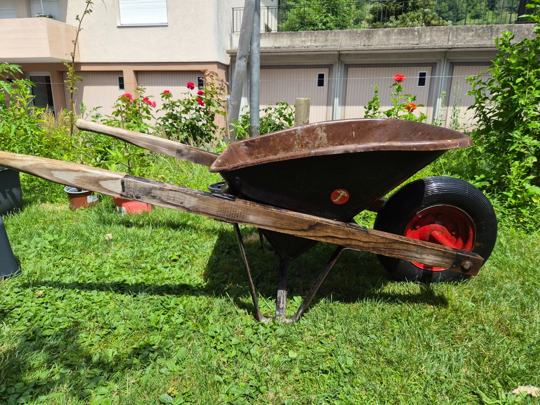 Carriole: Spitzboden Karrette mit Pneurad 60 Liter – Usato da Arth venduto da pro_jf92 3