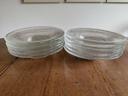 Glasi Hergiswil Set von 12 Desserttellern Robert Niederer