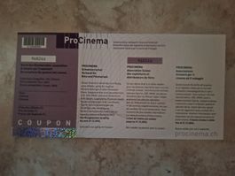 ProCinema Kinogutschein, neu, 2 Stück