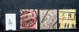 SUISSE TIMBRES OBLITÉRÉS TYPE CHIFFRE A. SBK 105.00 /MAI78