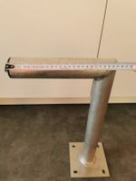 SAT Holder/Antenna Mount, L-Form, tv, Silver, Stable Hama