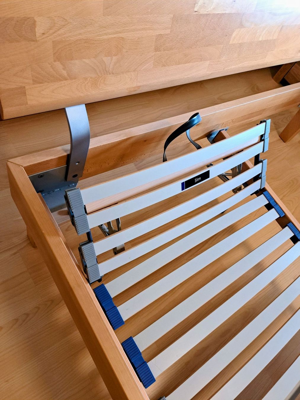 Pfister Lits: Doppelbett aus massivem Buchenholz – D'occasion à Bülach par martin151 2