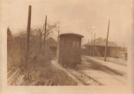 Nyon VD Güterwagen auf Nebenbahnstrecke foto 8x6