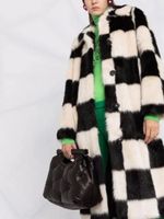 Stand Studio Karo Teddy Mantel Nino 36 Fake Fur Kunstpelz