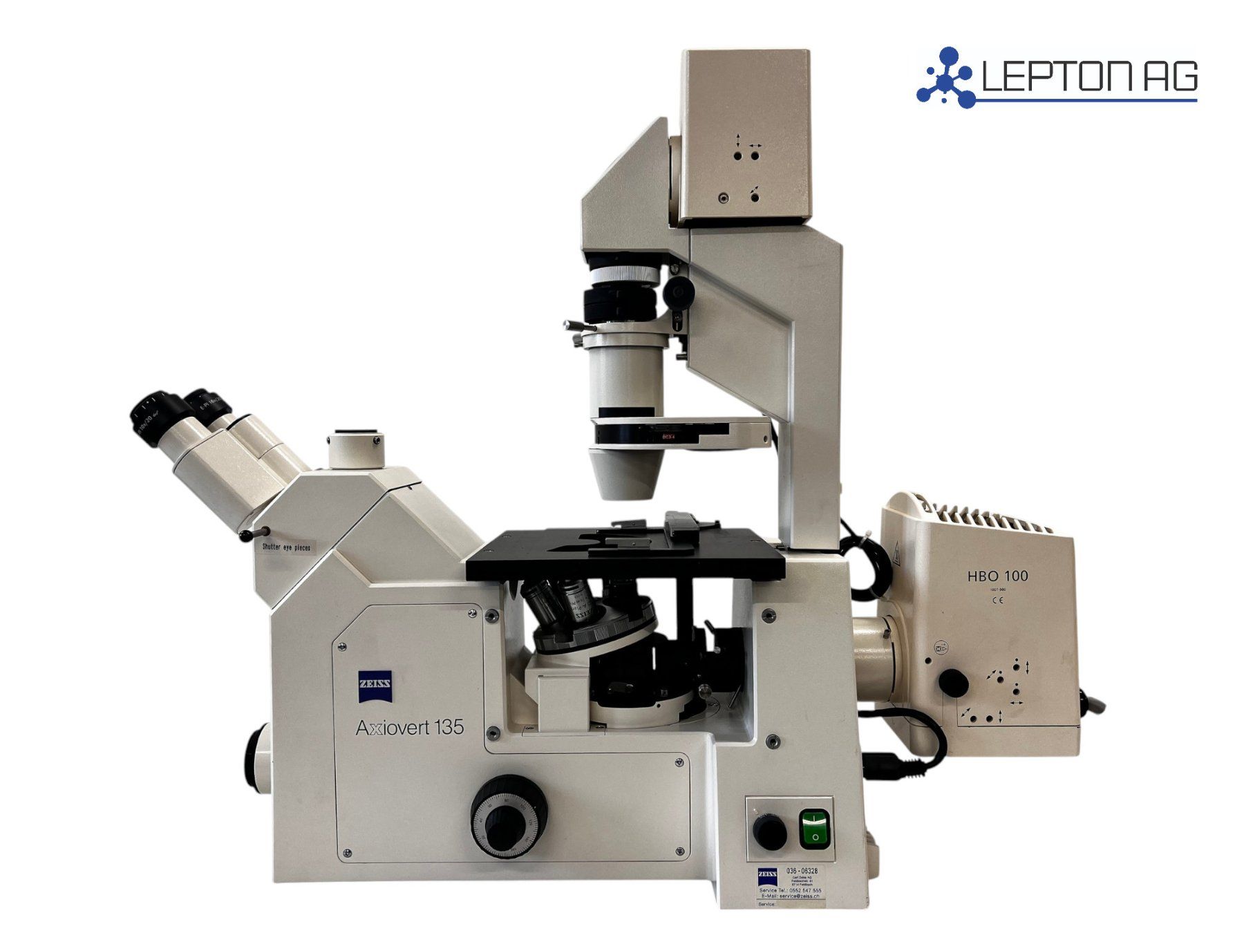 Accessori da laboratorio: Zeiss Axiovert 135  5 H/DIC Mikroskop – Usato da Niederdorf venduto da LeptonAG_Labor 1