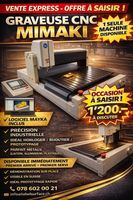 Graveuse CNC Mimaki - Logiciel Mayka Inclus - Occasion!