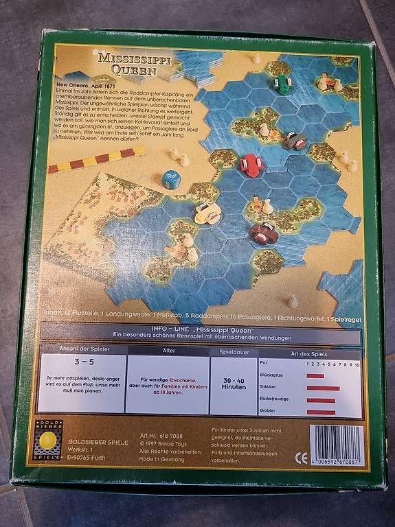 Giochi: Brettspiel Mississippi Queen – Usato da Giffers venduto da Emeraldknight 1