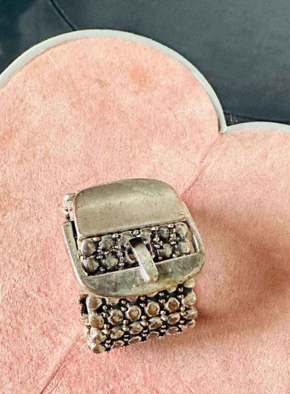 Anelli: Vintage „Bubble“ Fingerring elastisch – Usato da Zürich venduto da brazerola
