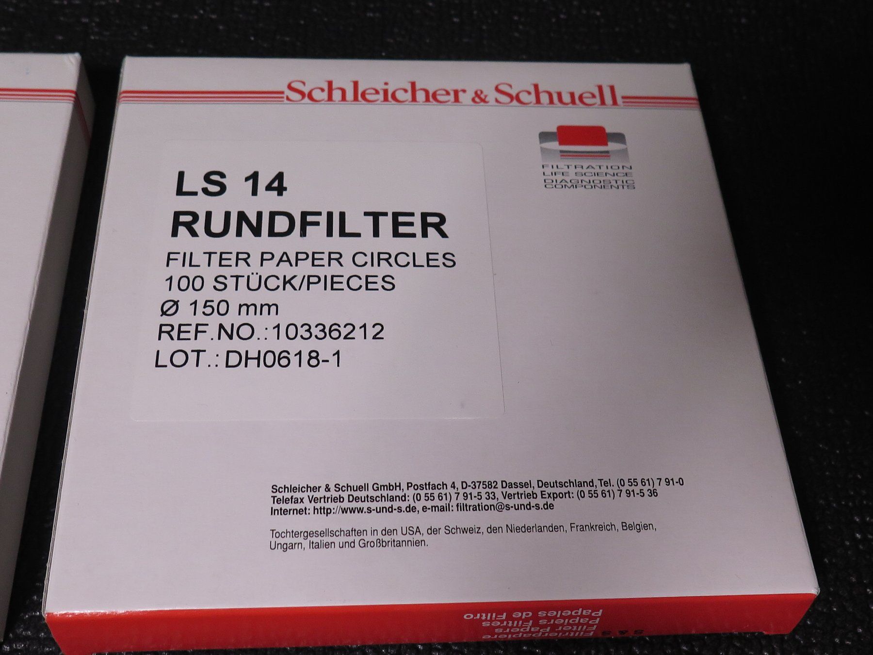 Sanitari: 5x Schleicher + MN 150mm Filterpapier, NEU – Nuovo (secondo la descrizione) da Basel venduto da Deko1 2