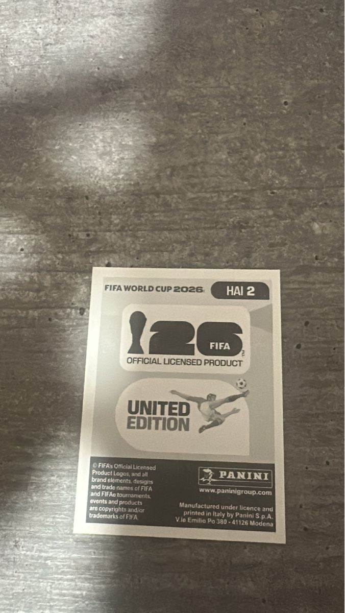 Panini Carte collezionabili: HAI 2 , FIFA WORLD CUP 2026 PANINI  – Nuovo (secondo la descrizione) da Frauenfeld venduto da 1PegPeg1 1