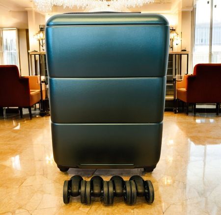 Kabinenkoffer gateBAG S 52cm Räder abnehmbar 45cm GRÜN NEU