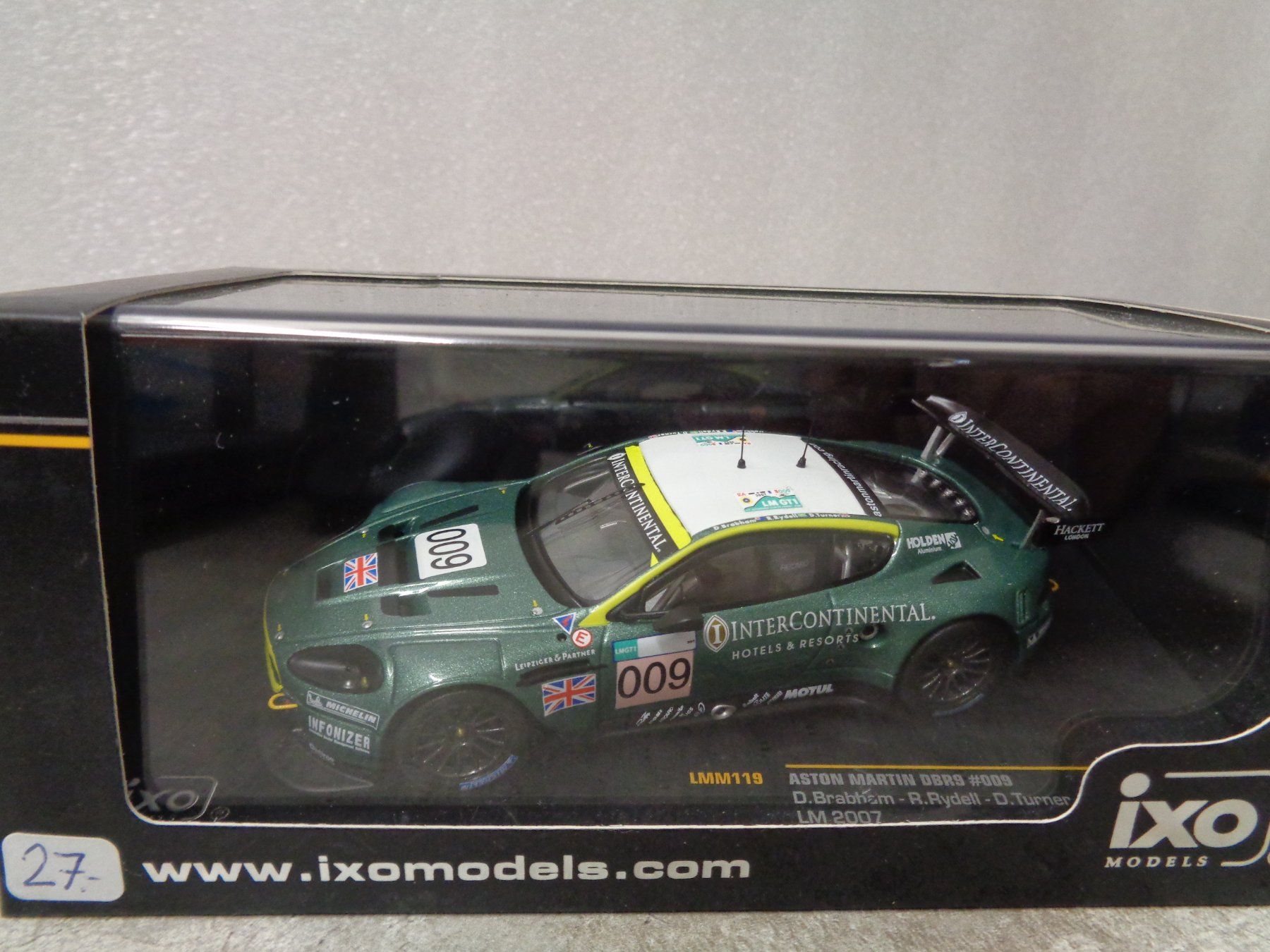Aston Martin Modellautos: Ixo 1:43 Aston Martin DBR9 Le Mans 2007 – Neu und originalverpackt aus Reconvilier von rallycar