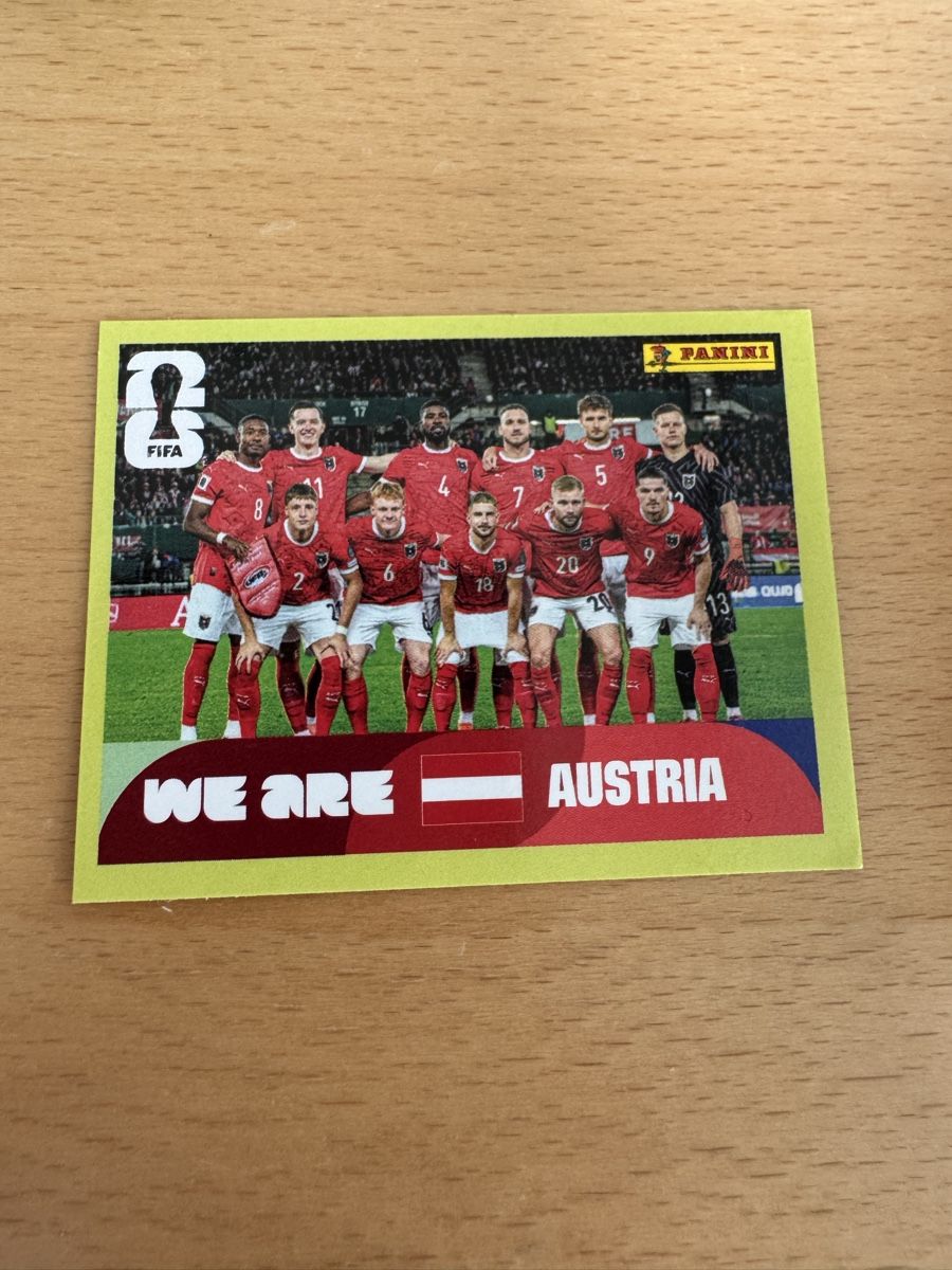 Panini Carte collezionabili: Panini - WM 2026 - AUT 13 - Sticker – Nuovo (secondo la descrizione) da Wetzikon ZH venduto da thayreen