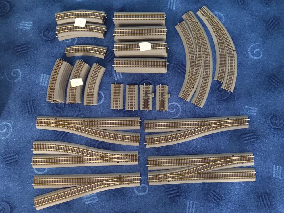 Set Roco-Line Gleise inkl. Weichen mit Bettung (Gebraucht) in für CHF ...