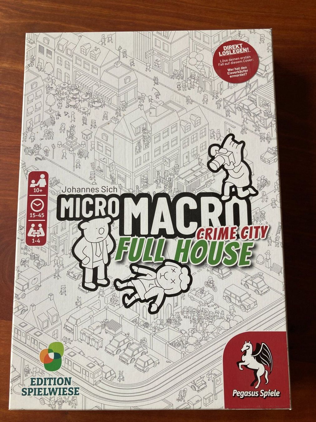 Pegasus Spiele Giochi: Micro Macro_Full House – Usato da Bern venduto da schnecke13