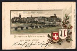 Passepartout-Lithographie Basel, Alte Rh