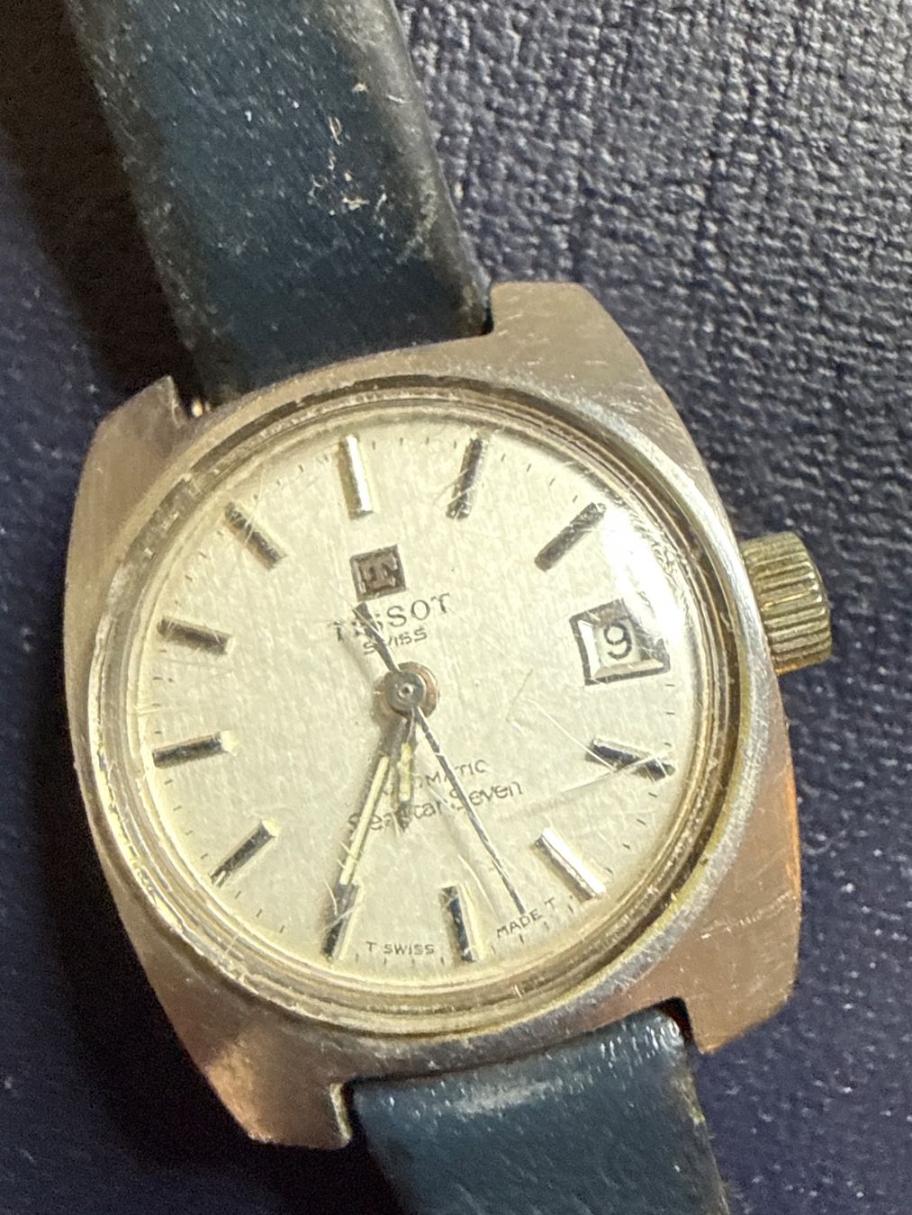 Tissot Uhren: Tissot Seven Automatic 22 mm – Gebraucht aus Pfeffingen von Allhandelklgwatches