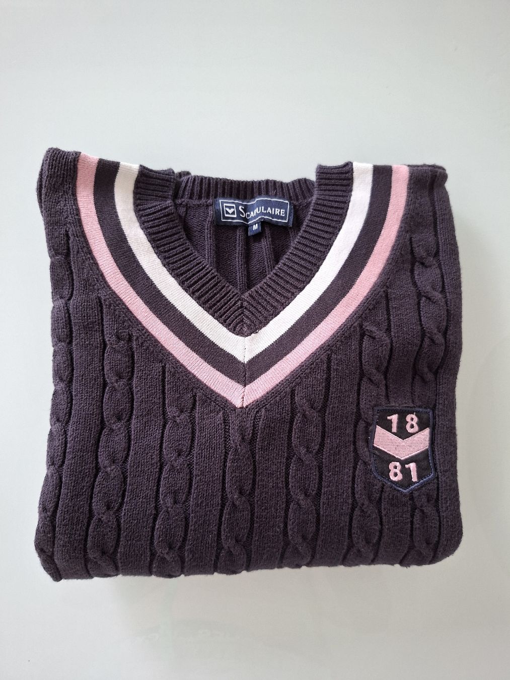 Maglioni & Felpe: Pull Scapulaire marine à torsades, taille M,  – Usato da Renens VD venduto da ser_j2fn
