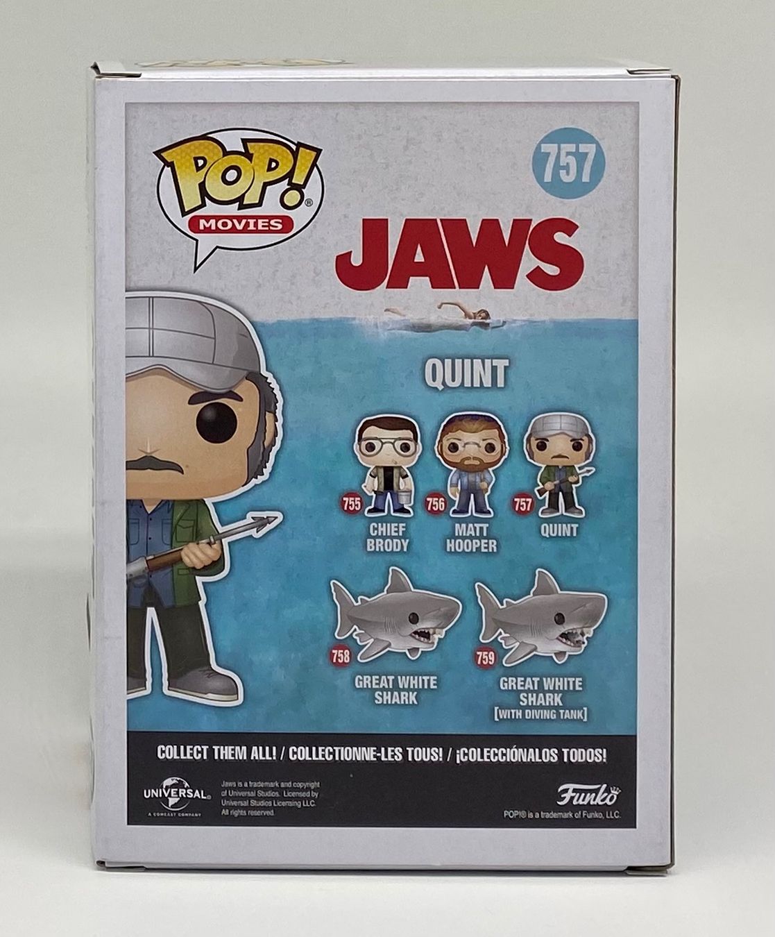 Funko Figuren: Funko Pop! Jaws, Quint #757 – Neu und originalverpackt aus Teufenthal AG von  2