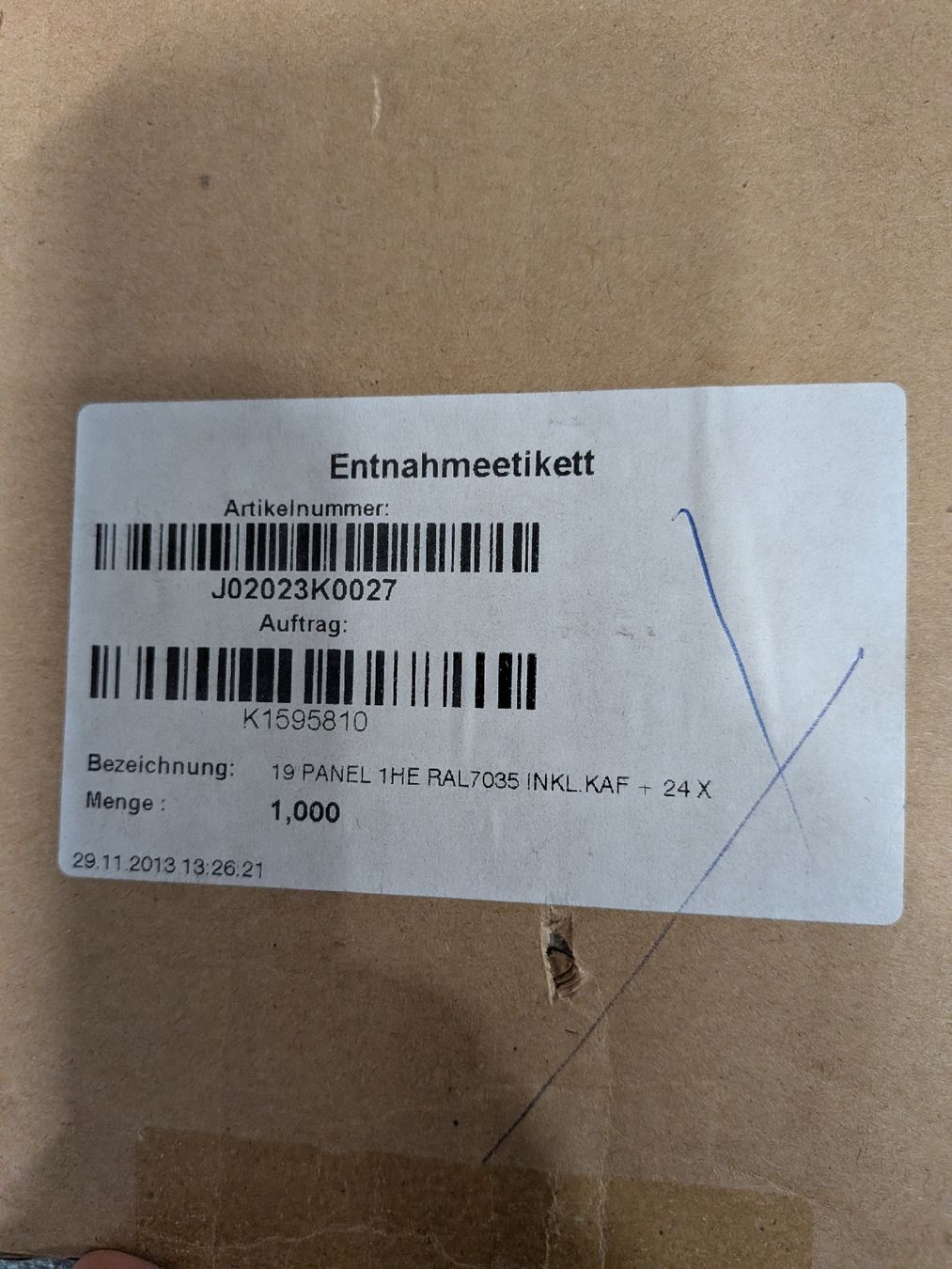Racks & Cavalletti: Telegärtner AMJ 19" Patchpanel Modulträger inkl. Cat6 Kat6a – Nuovo (secondo la descrizione) da Hägendorf venduto da serverstore365 1
