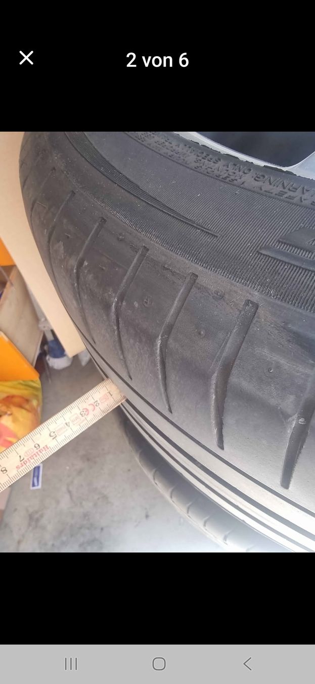 Pneumatici & Ruote complete: Gebrauchte Sommerpneu mit Alufelgen – Usato da Niederurnen venduto da klaus40 1