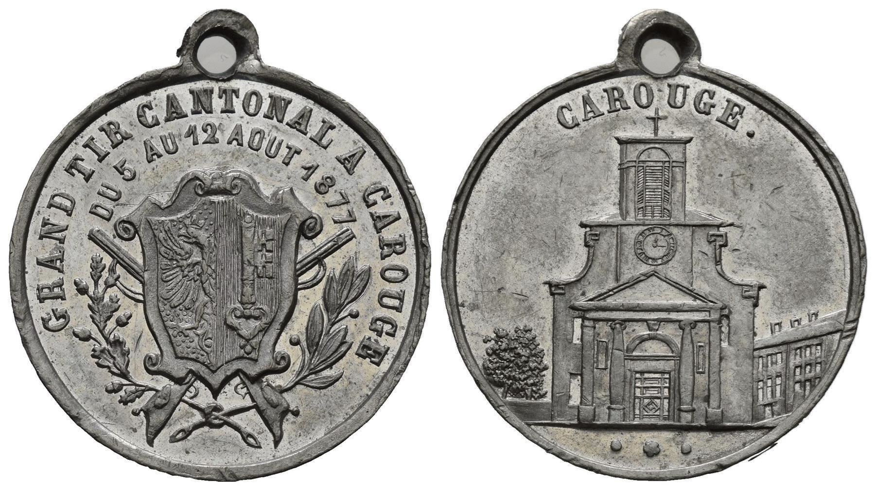 Stiche: Carouge 1877  /173 – Gebraucht aus Trimbach von Solothurn1