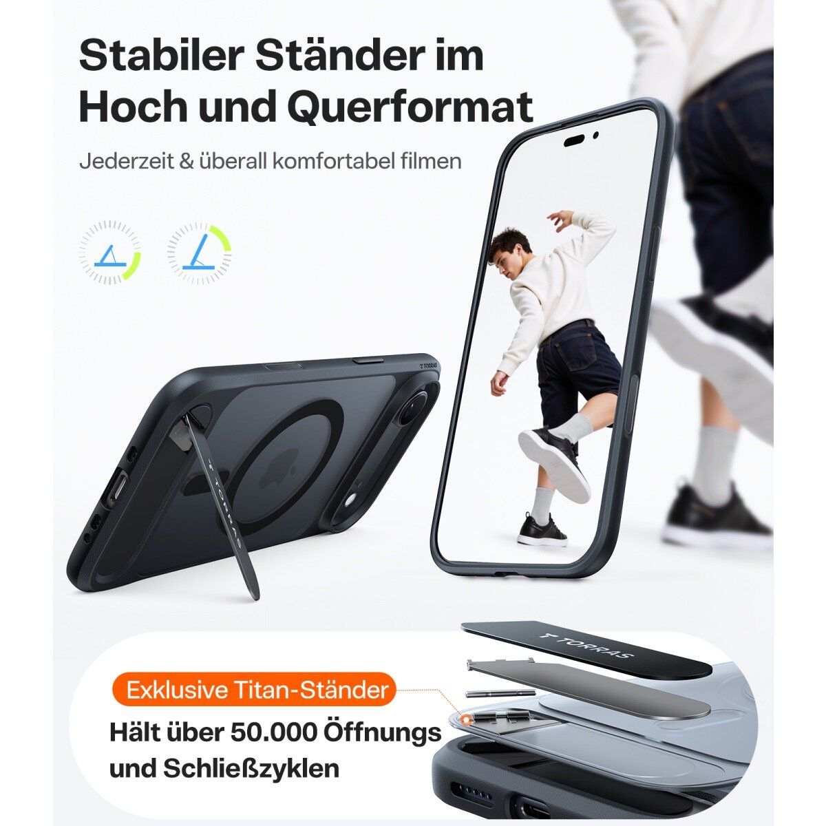 Samsung Cover & Protezioni schermo: TORRAS – Pstand Spin iPhone 17 Air – Nuovo e nell'imballaggio originale da Altnau venduto da schnappfix 6