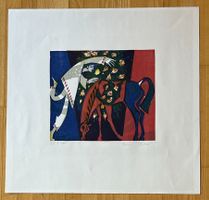 Hans Studer, Farblithographie 65/100, handsigniert