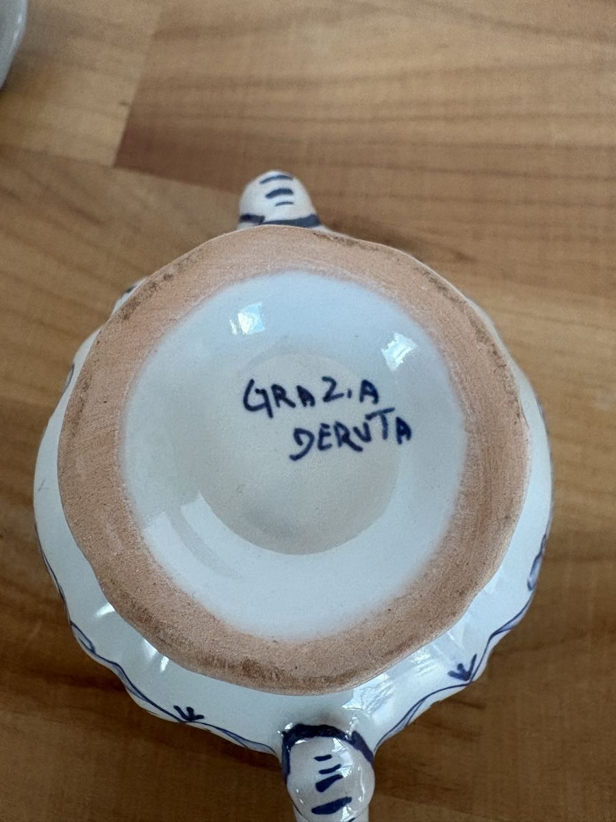 Tutte le decorazioni: kleine Keramik Dose mit Deckel – Usato da Rümlang venduto da euqinom16 3