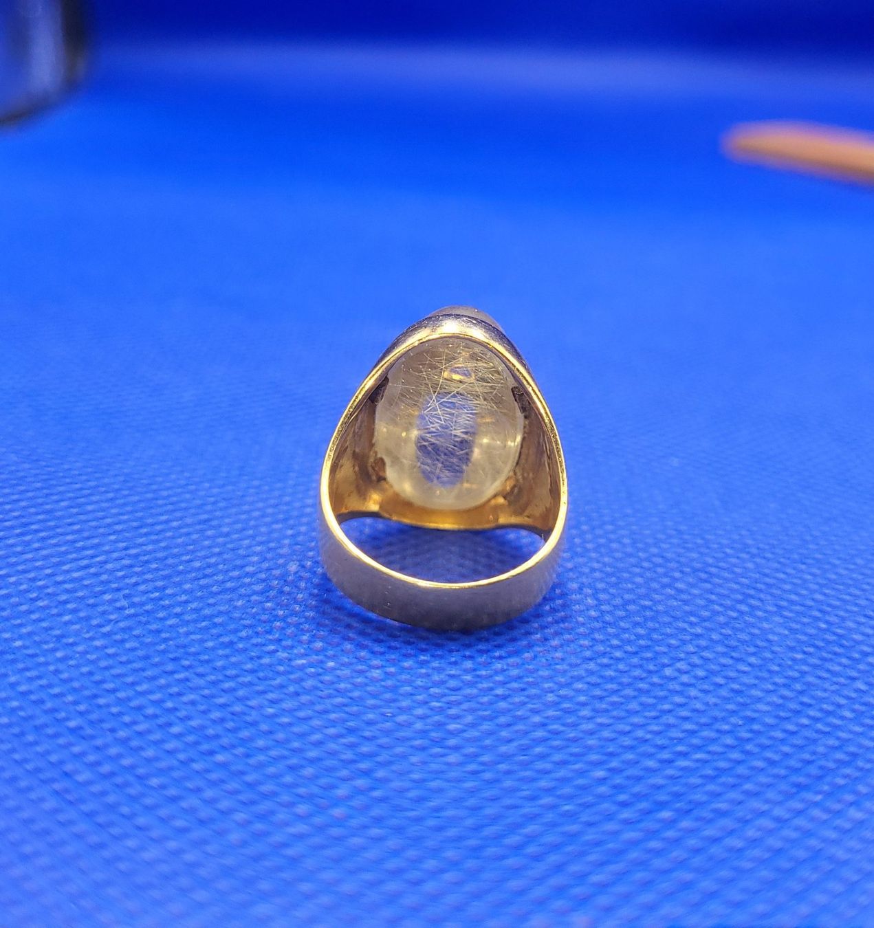 Anelli: Massiv 18 Karat 750 Gold Ring Mit Stein. – Usato da Wald ZH venduto da Aniade 5