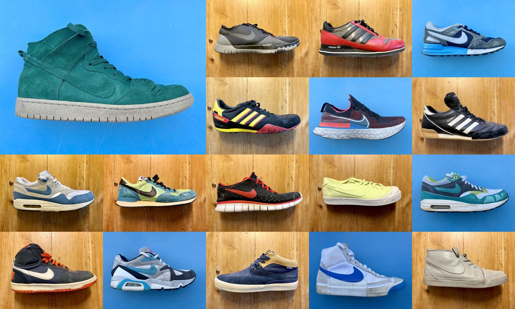 Herrenschuhe: Sneaker-Drop: 13 x Nike / 3 x Adidas / 1 x Pointer – Gebraucht aus Zürich von Tobiteki
