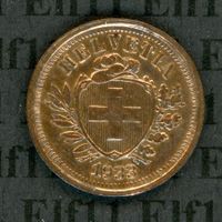 CHF___0.01 1933 unz-stgl 1 Rappen