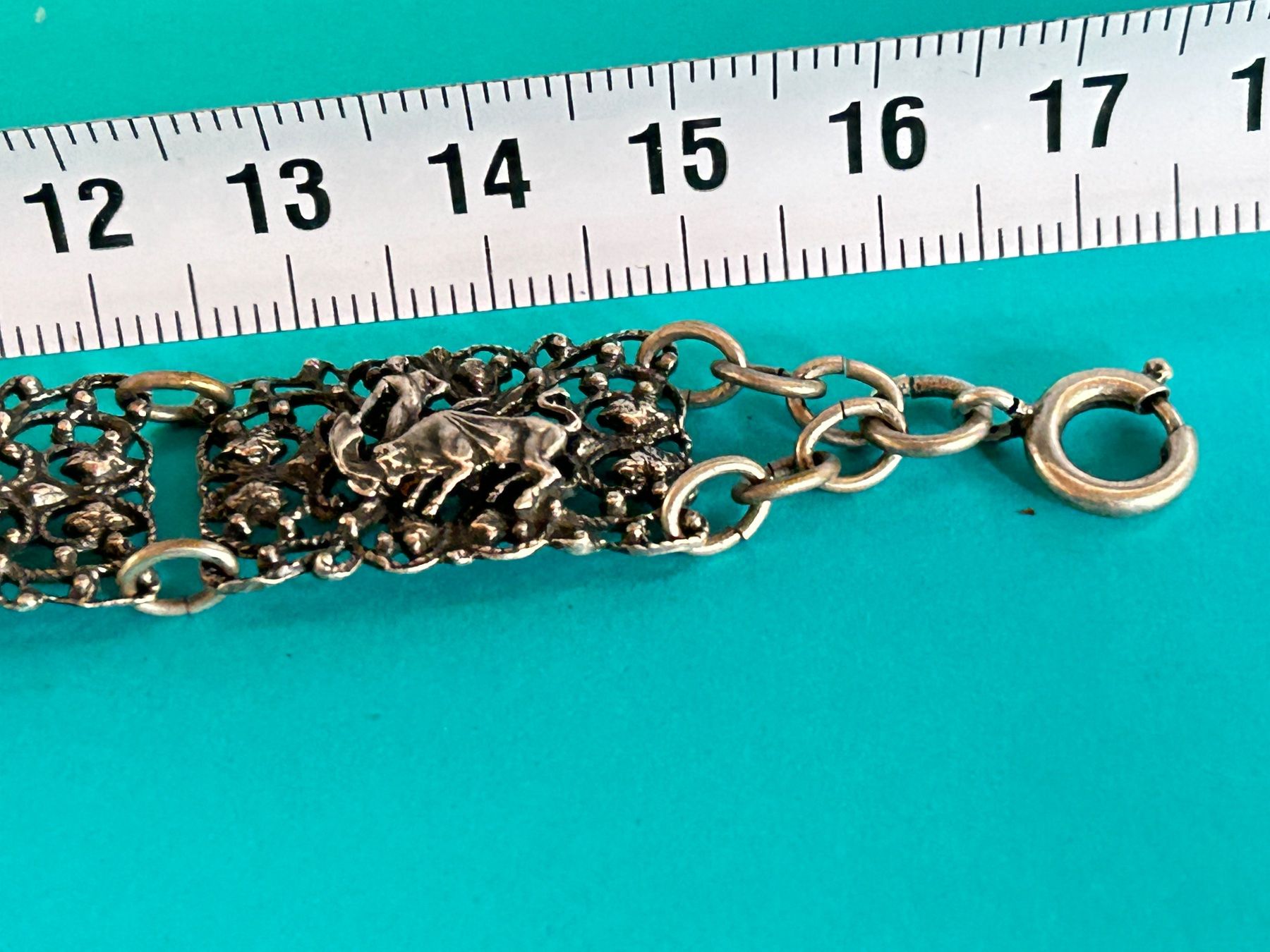 Armbänder & -reifen: Antikes Silberarmband, Armband, Vintage – Gebraucht aus Laufen von Bellebellezza 7