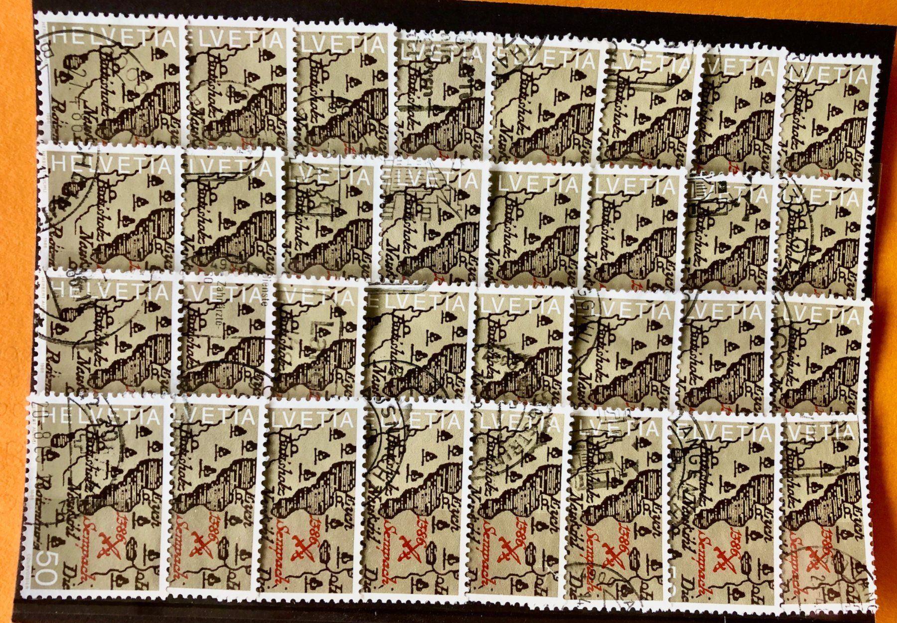Tutti i francobolli: Nr.721 BRIEFMARKEN GESTEMPELT    – Usato da Aarau venduto da Billa007