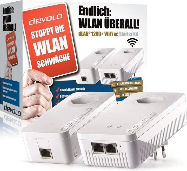 Devolo Unità & Adattatore: devolo - WLAN über die Stromleitung – Usato da Bern venduto da Baltschi 1