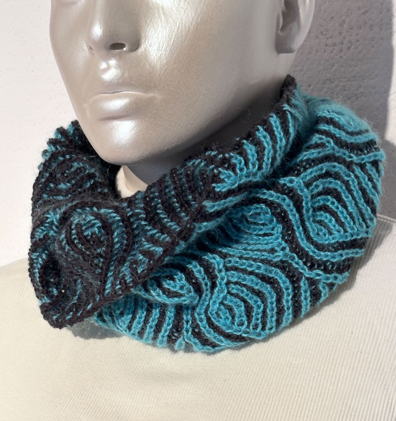 Foulard & Sciarpe: Loop, Strickschlauch, handgestrickt – Nuovo e nell'imballaggio originale da Fislisbach venduto da handglismet 4