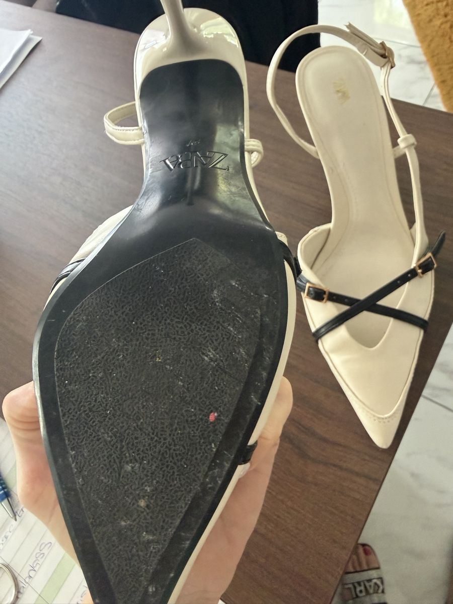 Zara Scarpe da donna: Pumps Zara beige/schwarz Grösse 39 – Usato da Arch venduto da Aga84 3