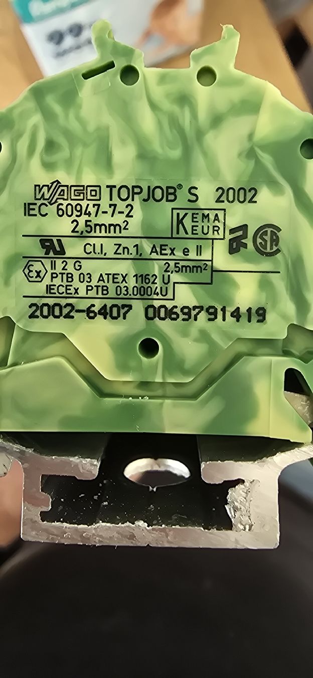 Wago Componenti elettronici: 100stk Topjob Klemmen Serie 2002  – Usato da Romanshorn venduto da Elektriker-shop 1