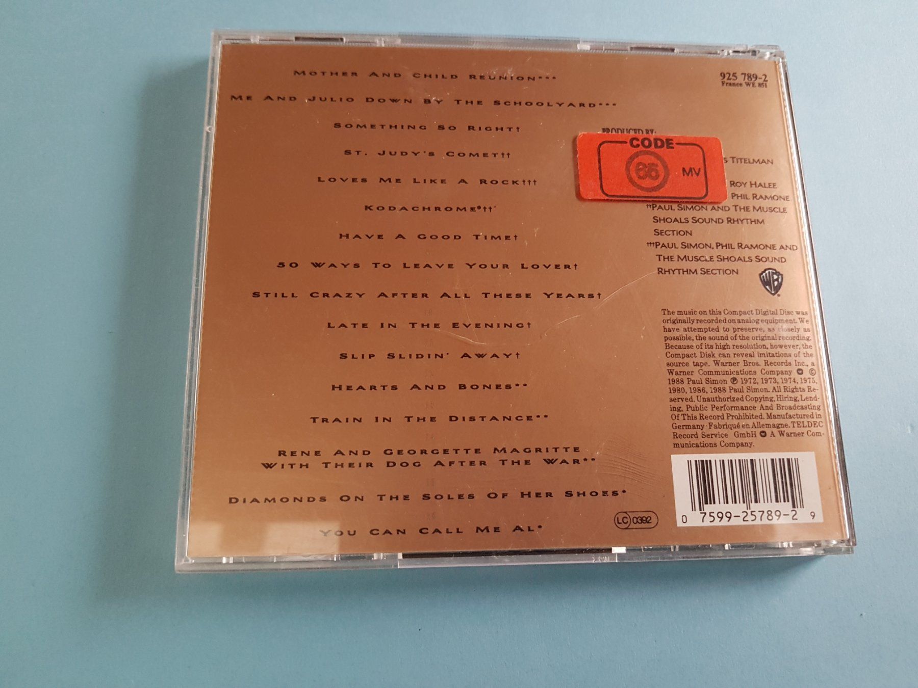 CDs: CD - Paul Simon "Negotations and..." – Gebraucht aus Dübendorf von ine_15 1