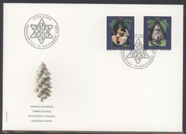 2003, FDC, Sondermarken Weihnacht