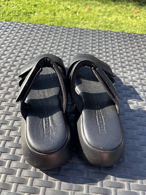 Scarpe da donna: Mules compensées velcros 38 neuves – Nuovo (secondo la descrizione) da Perroy venduto da barballalla 3