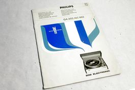 Originaler - Gebrauchsanweisung: PHILIPS GA 202 / GC 002
