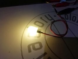LED 10mm, diffus warm, verkabelt 12-18V