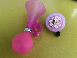 Süsses Fahrradglocken-Set für Kinderfahrräder, Pink NEU
