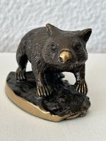 Wombat Bronze Skulptur EWB Eddie Wentorf Australien massiv