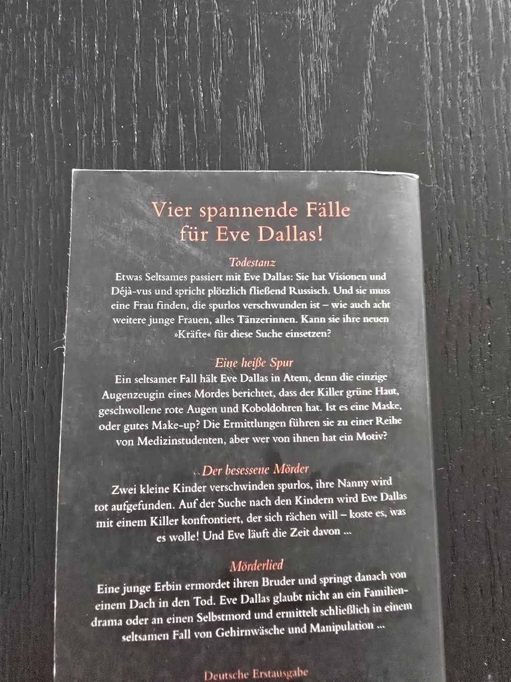 Libri: Eve Dallas-> Mörderlied – Usato da Knonau venduto da CorinaPhillips 1