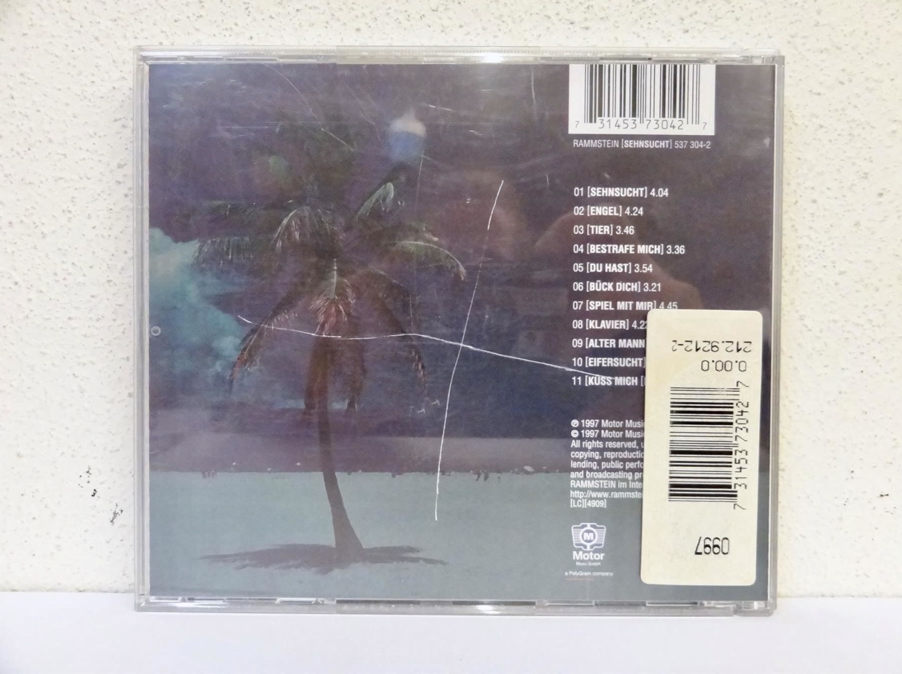 CDs: CD RAMMSTEIN / SEHNSUCHT - vergriffen! – D'occasion à Kerzers par djstarsky73 1