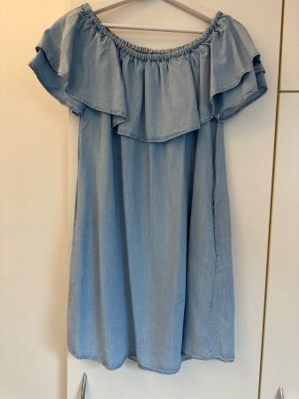 Zara denim lyocell dress size S